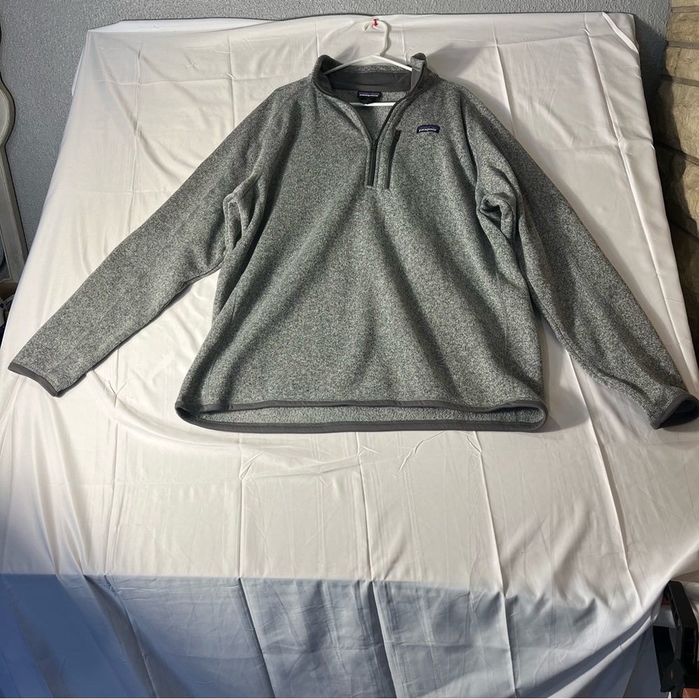 Patagonia Gray Quarter-Zip Sweatshirt